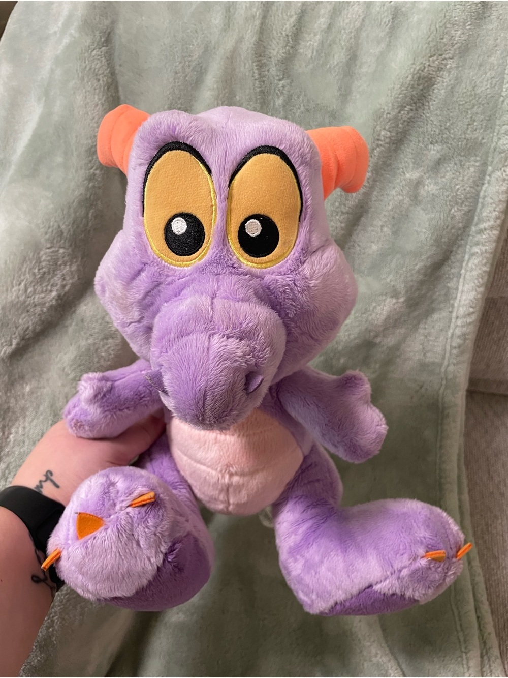 Disney Parks Epcot 2022 Figment Big Feet Plush